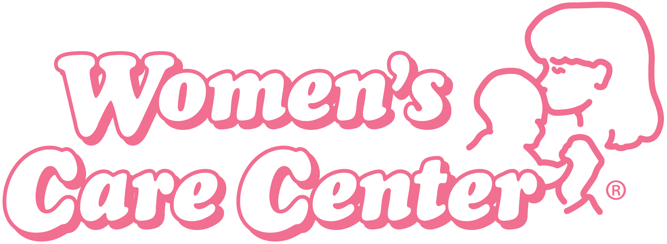 Women's Care Center pink logo